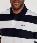 Поло PalesStripe BOSS ORANGE - темно-синий(50513604)