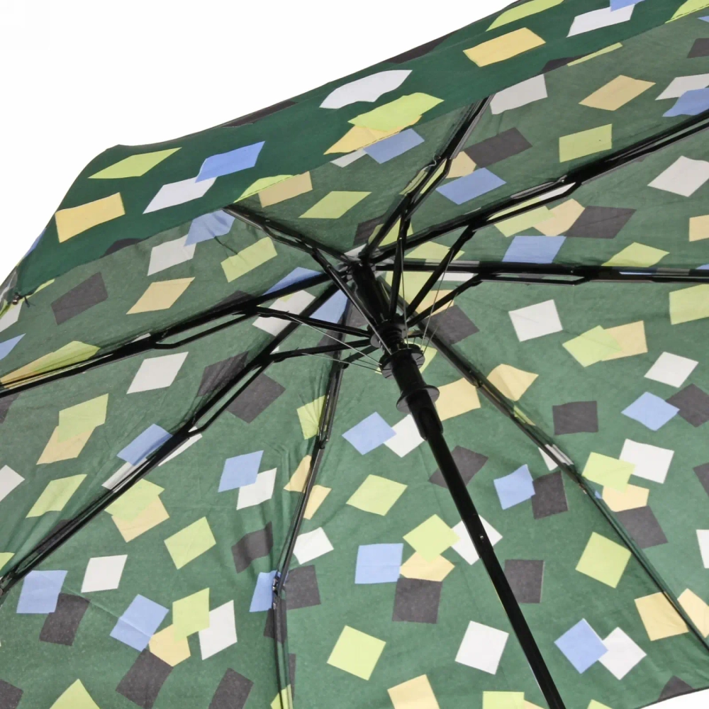 Зонт женский полуавтомат «Ultramarine - Геометрия», микс 6 цветов, 8 спиц, d-100см, длина в слож. виде 68см