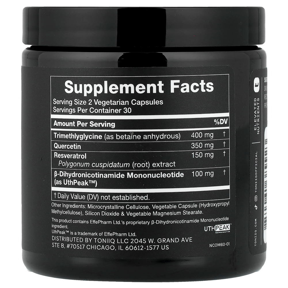 Toniiq, NMNH Complex 1000, 60 капсул