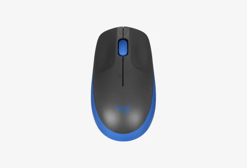 Мышь радиоканал Logitech Logitech M190 синий