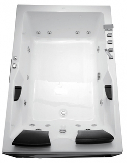 Акриловая ванна Gemy G9061BL 182х122 с гидромассажем