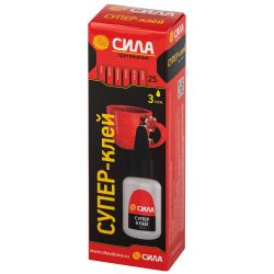 Супер-клей СИЛА SGTB-25 25 г пластик туба | Сила