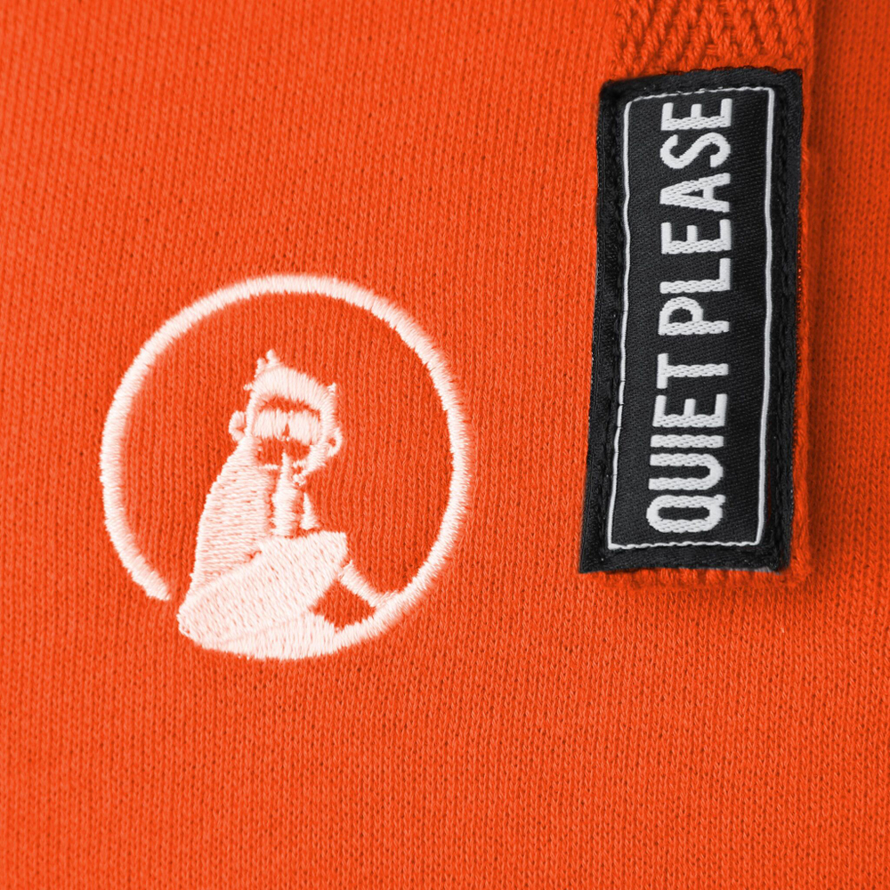 Мужская кофта теннисная Quiet Please Ready To Serve Hoody Men - Orange