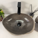 Каменная раковина из речного камня RS-05199 (46*34*15) 0861 из натурального камня