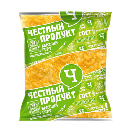 Макароны Честный продукт Рожки 400 гр