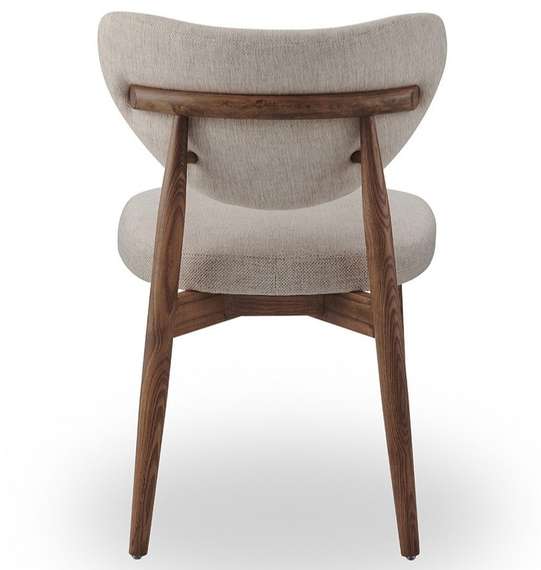 Стул Holmes 3, бежевый, ножки орех