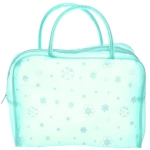 Косметичка «Adventure - Feathers», ромашки, цвет мятный 24*17см