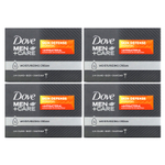 Dove, Men + Care, защита кожи, кусковое мыло «3 в 1»: для рук, тела и бритья, 4 куска, по 106 г (3,75 унции)