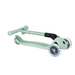 Самокат Globber Junior Foldable Lights Ecologic зеленый