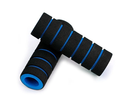 Мягкие антискользящие накладки для велоруля: НМВТ-OM  (Синий)