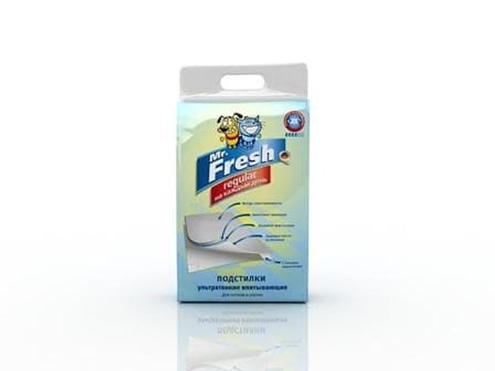 Мr.Fresh  Regular Пеленки д/ежедневного применения (16шт)  30*45 F211