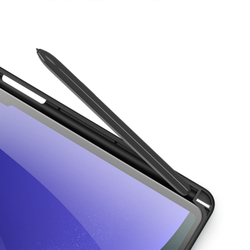 Чехол книжка черного цвета от Dux Ducis для Samsung Tab S10 Plus, S9 Plus и S9 FE Plus, серия Toby Series Case, с функцией пробуждения и сна