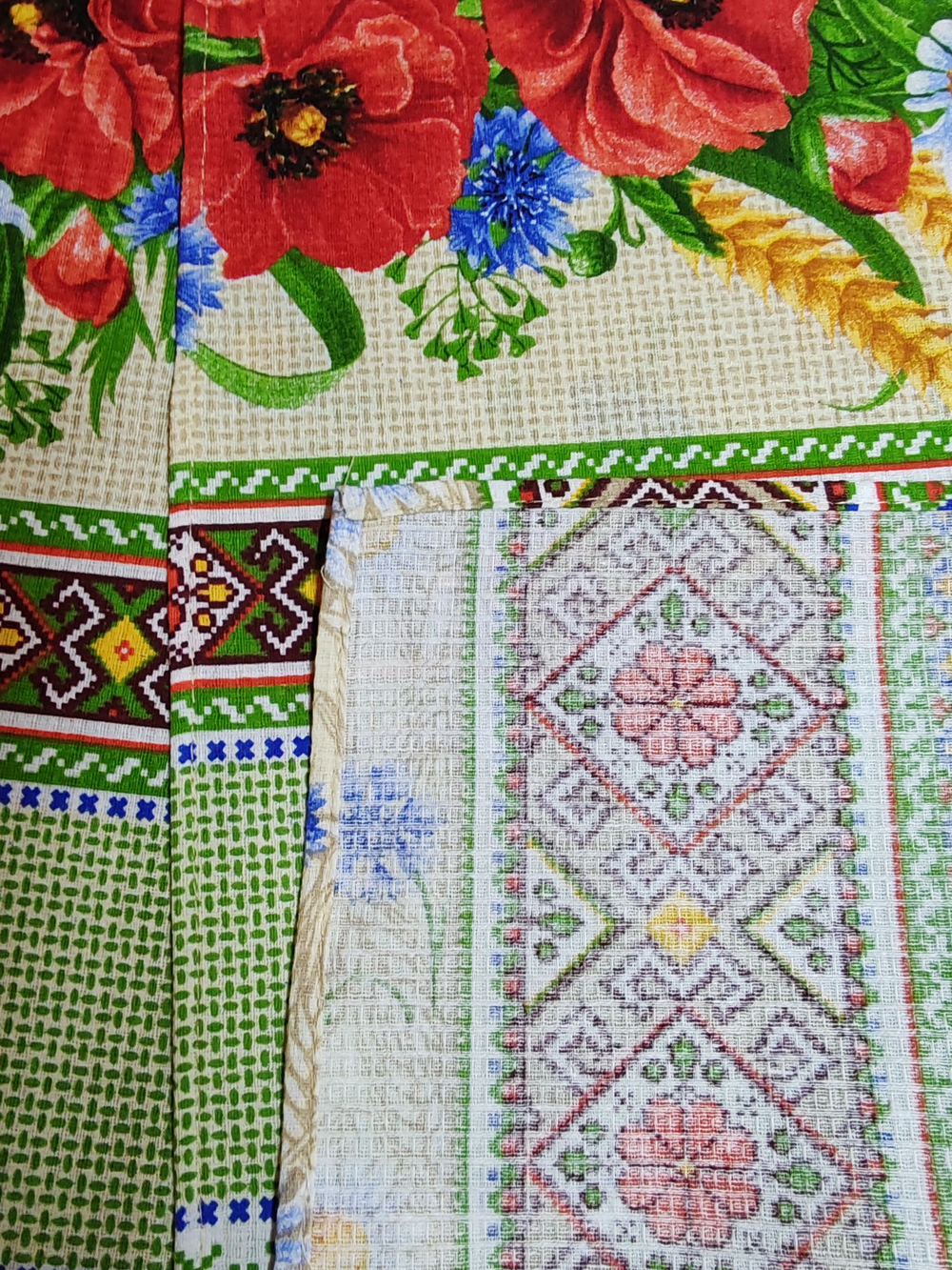 Полотенце кухонное, 2 шт, 37х75, вафельное