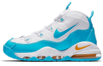 Nike Air Max Uptempo 95 Blue Fury non-slip shock absorption high-top retro basketball shoes men's blue and white