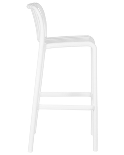 Стул барный DOBRIN CHLOE BAR, белый