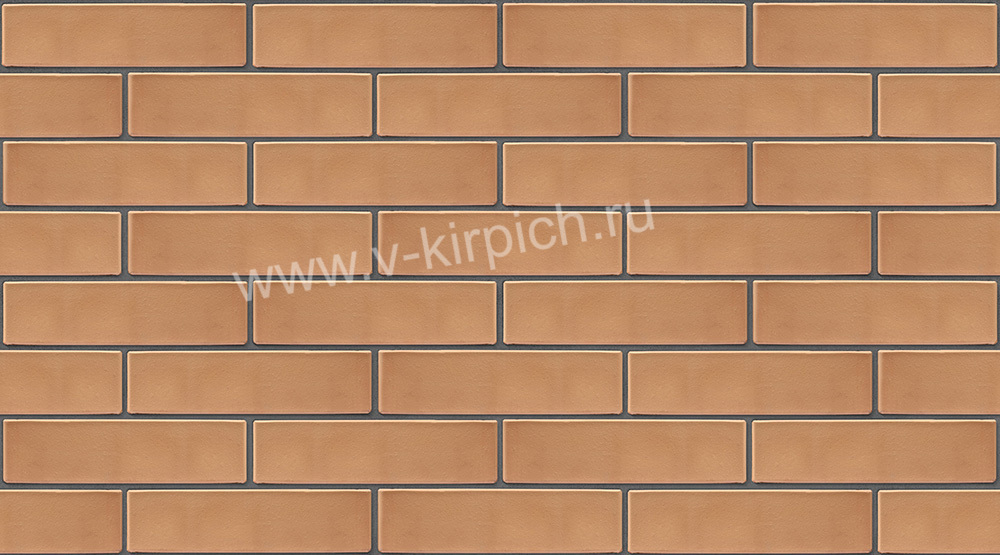 Кирпич лицевой Воротынский одинарный гляссе, гладкий