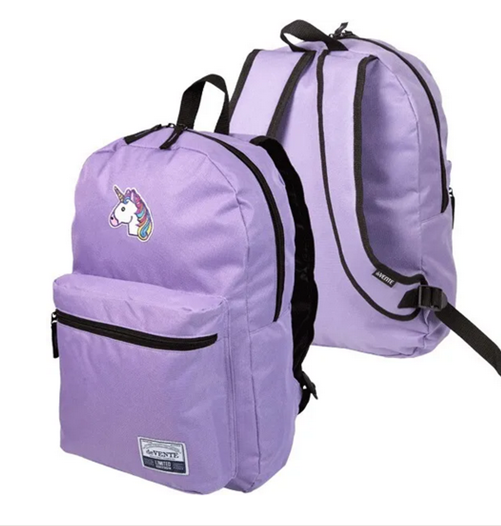 Рюкзак "Unicorn" подрост. 40x29x17 см (14 л) 250 г, 1 отдел.на молн..1 перед. карман,сирен.(deVENТЕ)