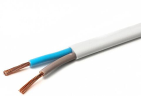 Провод ШВВП 2х0,75 ГОСТ (100м), белый TDM SQ0120-0010