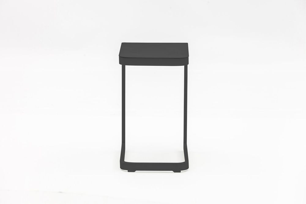 Visby, столик антрацит, алюминий