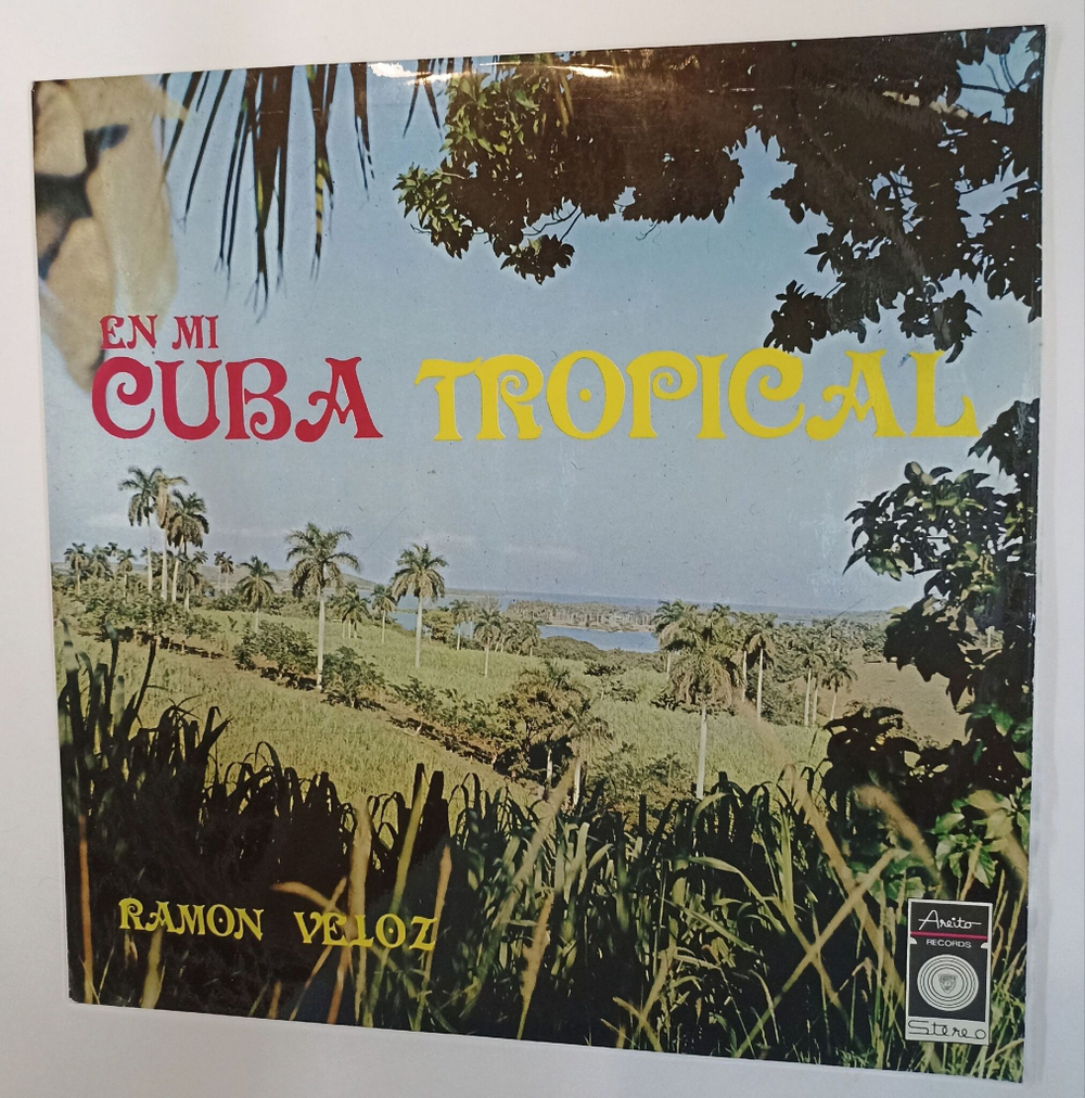 Винтажная виниловая пластинка LP Ramon Veloz En Mi Cuba Tropical (Cuba)