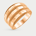 Кольцо женское из розового золота 585 пробы без вставок (арт. К1105271)