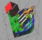 Коммерческий надувной батут "Килиманджаро"