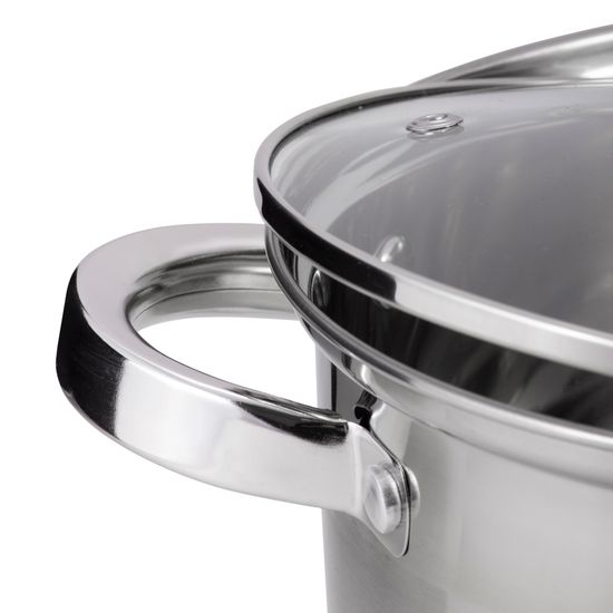 Набор кастрюль 12 предметов Kamille KM-5638S из нержавеющей стали