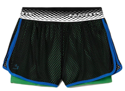 Женские Шорты теннисные Lacoste Tennis Shorts With Built-In Undershorts - black