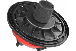 Строительный пылесос ЗУБР МАСТЕР модель М4-60, 60л, 1400Вт, сухая и влажная уборка, корпус из нержавеющей стали, розетка до 2000Вт ПУ-60-1400 М4