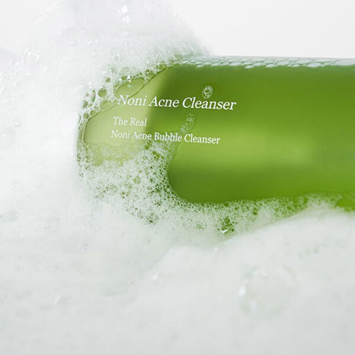 Мягкая очищающая пенка с экстрактом нони Celimax The Real Noni Acne Bubble Cleanser, 155мл