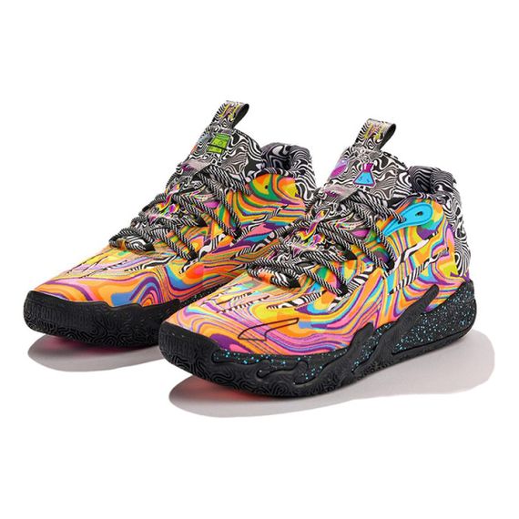 ПУМА МБ.03 Баскетбольные мячи В СЕРЕДИНЕ Черно-красного матча