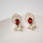 Серебряные серьги с жемчугом Arte Baran Esh 20220536 Иран