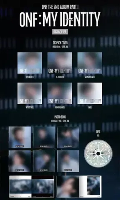 Альбом ONF - MY IDENTITY PART.1 [Digipack ver.]