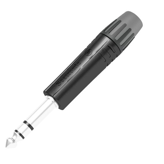 Seetronic MP3X-B Кабельный разъём Jack стерео. Черный корпус. Для кабеля диаметром 4-7 мм.