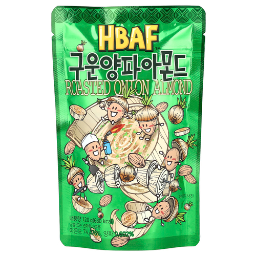 HBAF, Жареный лук и миндаль, 120 г (4,23 унции)