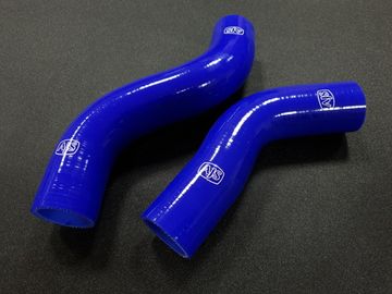 Патрубки радиатора силиконовые на Toyota Land Cruiser Prado 78 1KZ синие