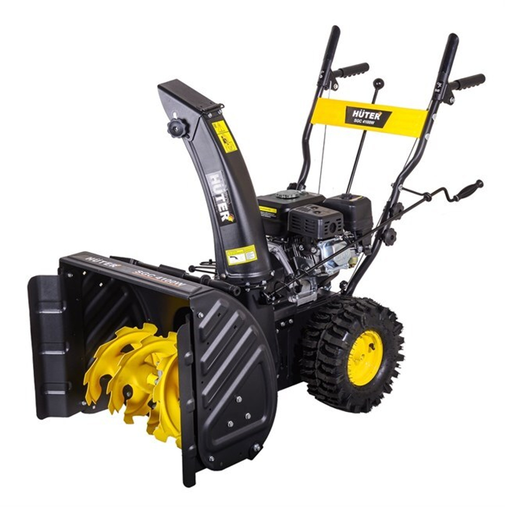 Снегоуборщик Huter SGC 4100W, бензиновый, 7л.с., самоходный
