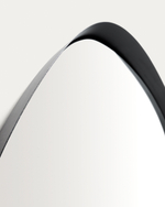 Зеркало Tebel черное металлическое 85 x 93,5 см