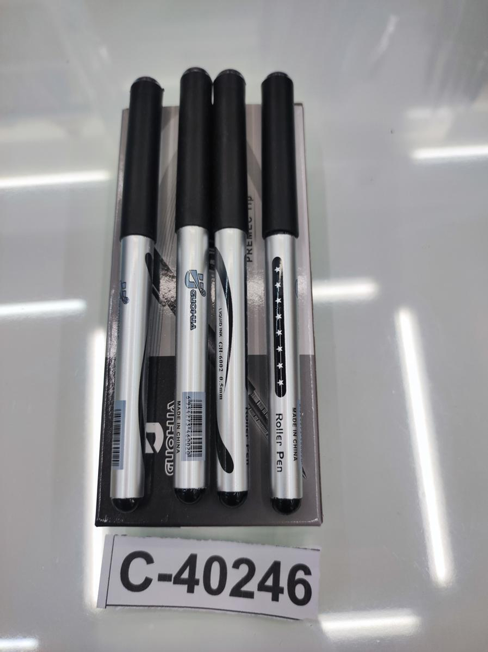 Ручка капиллярная 0,8мм, черная , С-40246