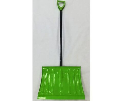 Лопата снеговая, Профессионал, пластиковая, со стальной планкой, эргономичный алюминиевый черенок, V-ручка, ЗУБР СИБИРЬ, 500 мм