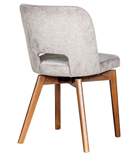 Комплект Стол BEZZO 1400 RRC / 4 стула VRN-SW вращающийся Бежевый / Американский орех