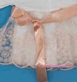 костюм Два бантика лямочки платье + штанишки 4641