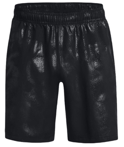 Мужские теннисные шорты Under Armour Woven Emboss Short - black/black