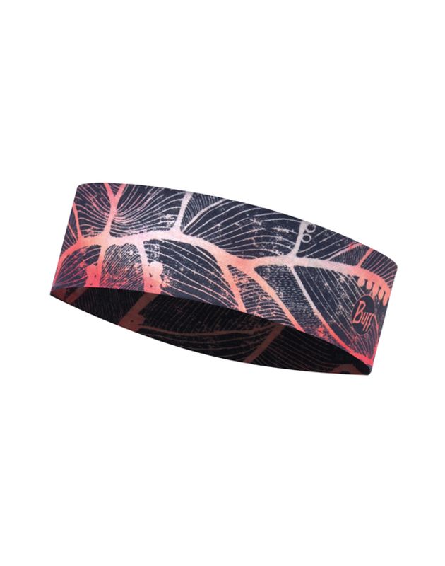 Узкая спортивная повязка на голову Buff Lenny Pink Фото 1