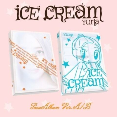 Альбом YUNA (ITZY) - ICE CREAM 1st Mini Album POCAALBUM 2 Version SET
