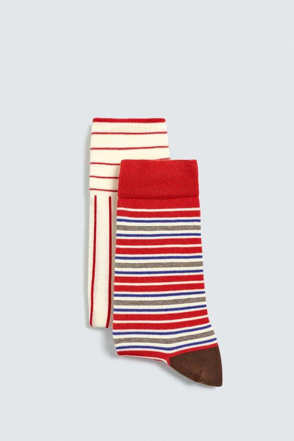 ZARA HARRY LAMBERT X DISNEY НАБОР ИЗ ДВУХ ПАР КОМБИНИРОВАННЫХ НОСКОВ, РАЗНОЦВЕТНЫЙ