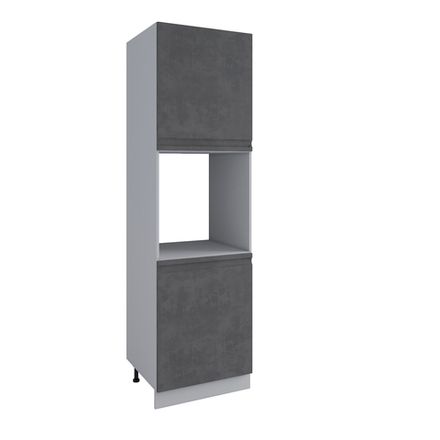 Кухня Модуль ПН 600 М (с нишей) Скала Бетон темный (правый)