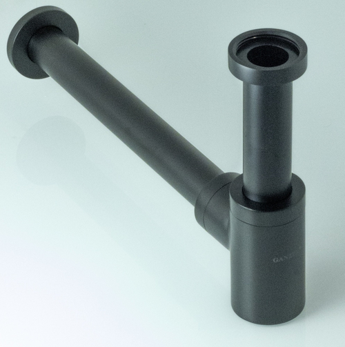 Сифон МЕТАЛЛ. (ЧЕРНЫЙ)  GANZER  (20/1шт)