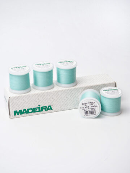 Нитки швейные Madeira aerofil № 120 Col. 8730 пастельно-бирюзовый (100 м)