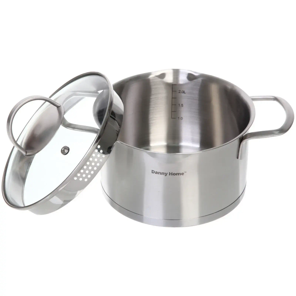 Кастрюля из нержавеющей стали STELLA 2,6л, индукция, DH11-18